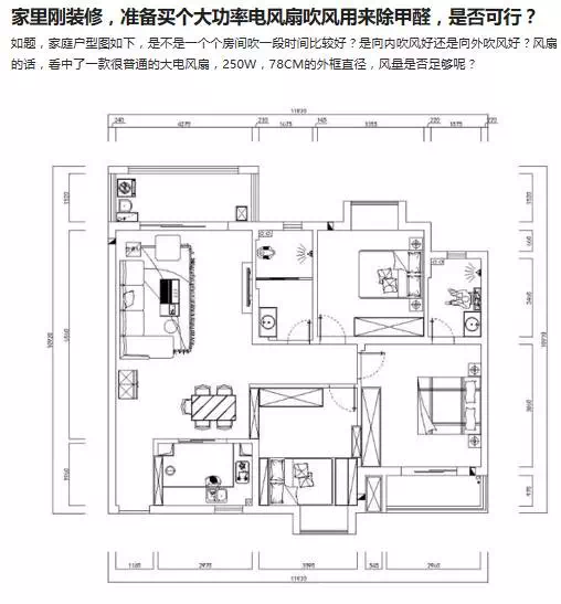 民間偏方“電扇除甲醛”大揭秘